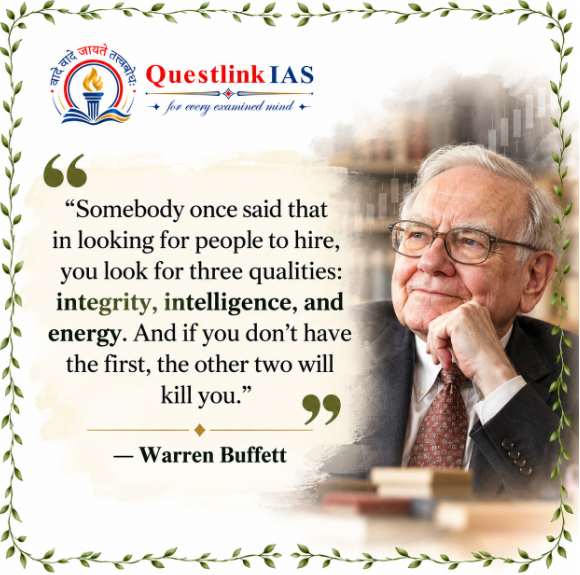 Intelligence tells us what can be done.   Energy gives us the power to do it.   But integrity determines whether we should do it.