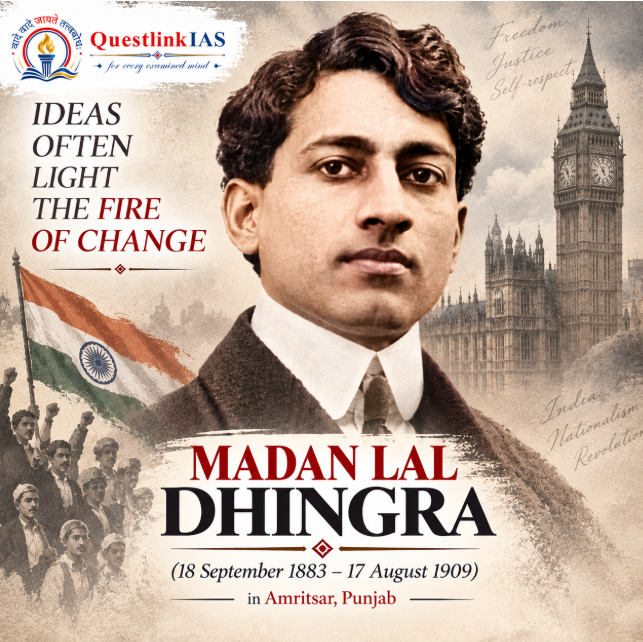 Madan Lal Dhingra’s life reminds students that youth is not merely a phase of life, but a period of conviction and purpose. His journey reflects the power of courage, determination and commitment to a larger cause.